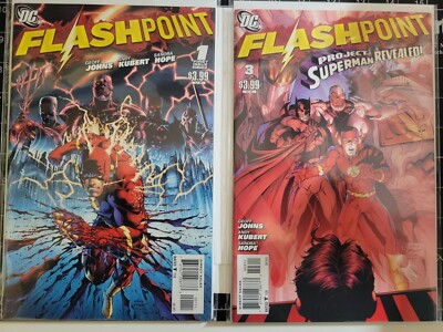 Flash /Flashpoint Lot Of 13 Books - 1, 2, 3 Etc. DC Comics