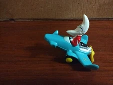 1988 Mcdonald's Mac Tonight Moon Man in Airpalne figure 