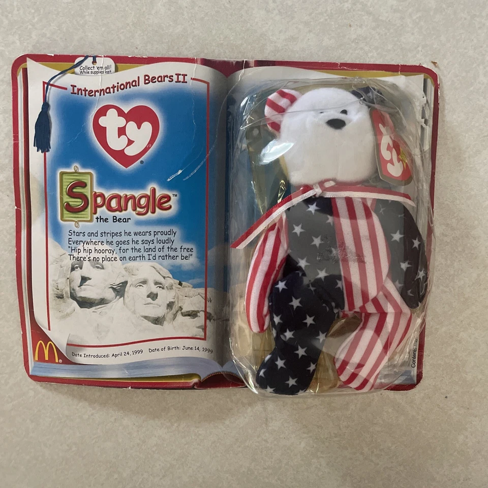 Lote de peluches para niños, Minnie Mouse, Max y Ruby, Ty Beanie Baby “spangle” Foto 2 de 4