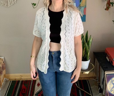 crochet cardigan short sleeve