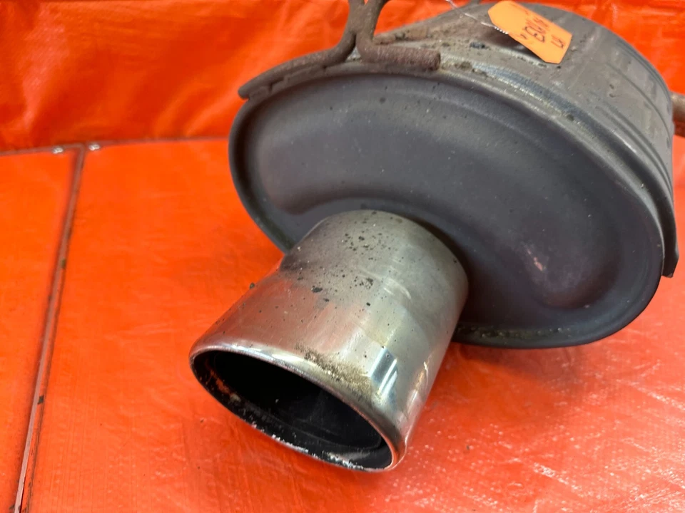 04-09 HONDA S2000 - AP2 DRIVER LEFT EXHAUST PAN MUFFLER W/ OVAL TIP - OEM #224 - Image 3 of 4