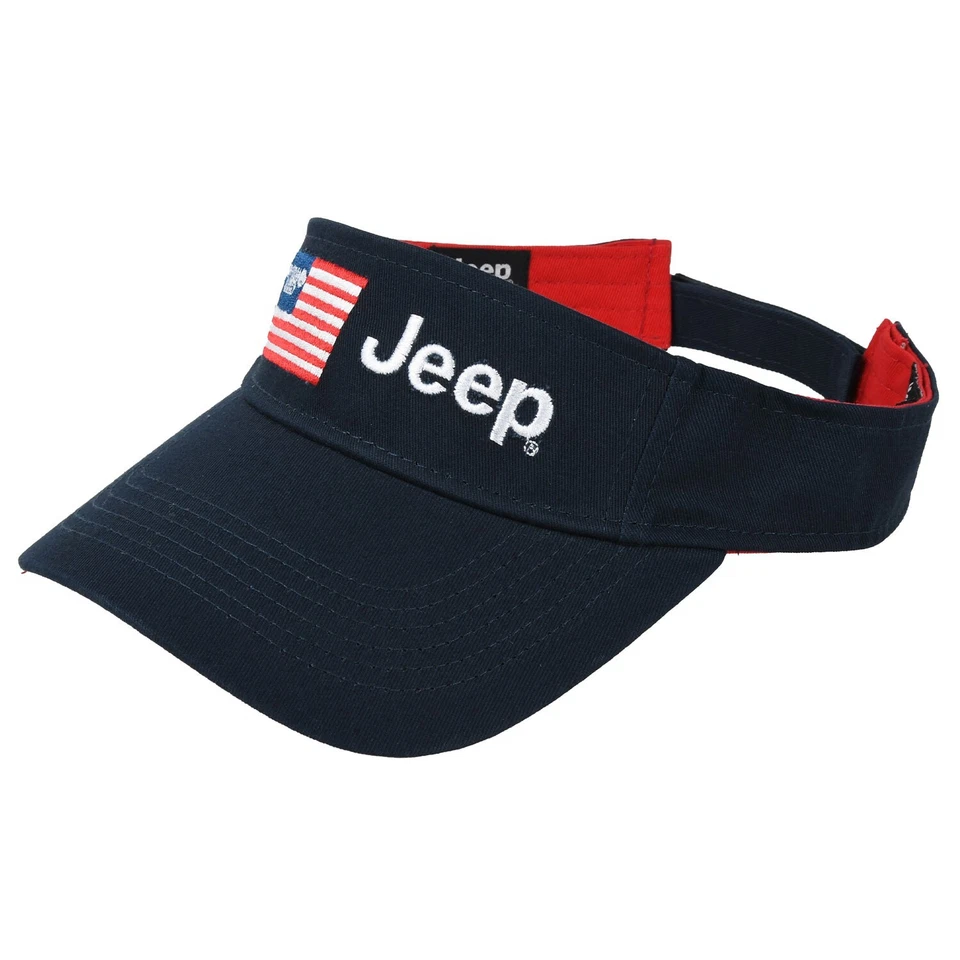 Visera bandera Jeep Freedom EE. UU. - azul marino Foto 2 de 3