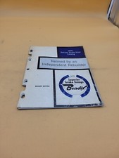 1966 BENDIX RELINED BRAKE SHOE REBUILDER CATALOG BOOKLET REVISED EDITION 