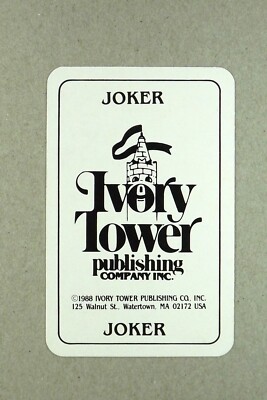 1 x Joker Spielkarte You re Over the Hill When   Ivory Tower Publishing AC 483