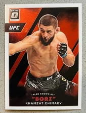 2022 Panini Donruss Optic UFC MMA #23 Khamzat Chimaev Borz Insert Trading Card