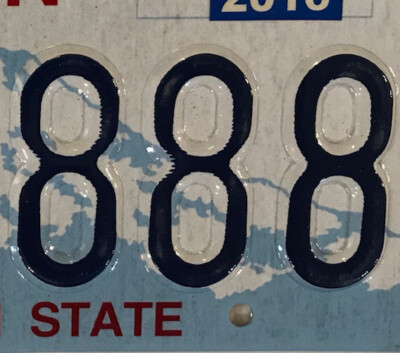 高梨様確認用❤︎ TRIPLE DIGIT 8 license plate 888 repeating number BAC WA 9888 | eBay