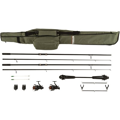 Mitchell Karpfen Angelset. Rute, Rolle & Schnur - GT Pro Carp Set 3,30m 2,5lbs