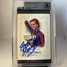 Scott Hamilton Olympics Gold 2013 Topps Allen & Ginter Signed Auto Beckett BAS 