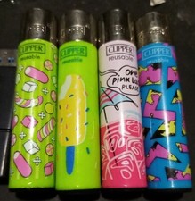 4 Briquets Clipper collection rechargeable neuf G