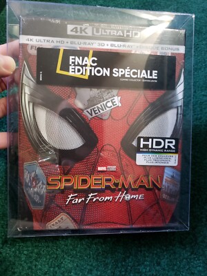 Spider-Man Far From Home Steelbook Special Edition FNAC plastic tear spiderman