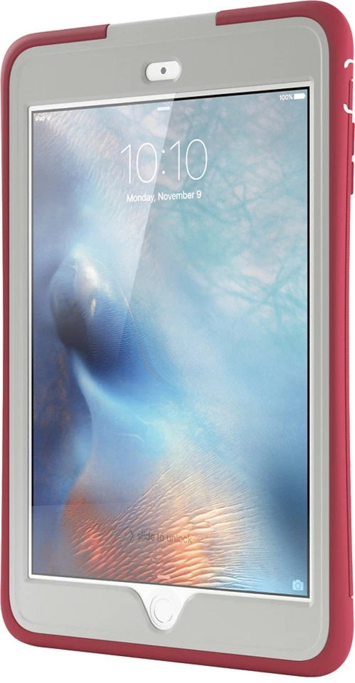 Griffin Survivor Slim Protective Case for iPad Mini 1,2,3 Gray Crimson Red - Image 4 of 4