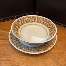 SALE! MIkasa Eclipse Antique Paisley 6 1/2”  Soup Cereal Bowl 7 1/2” Salad Plate