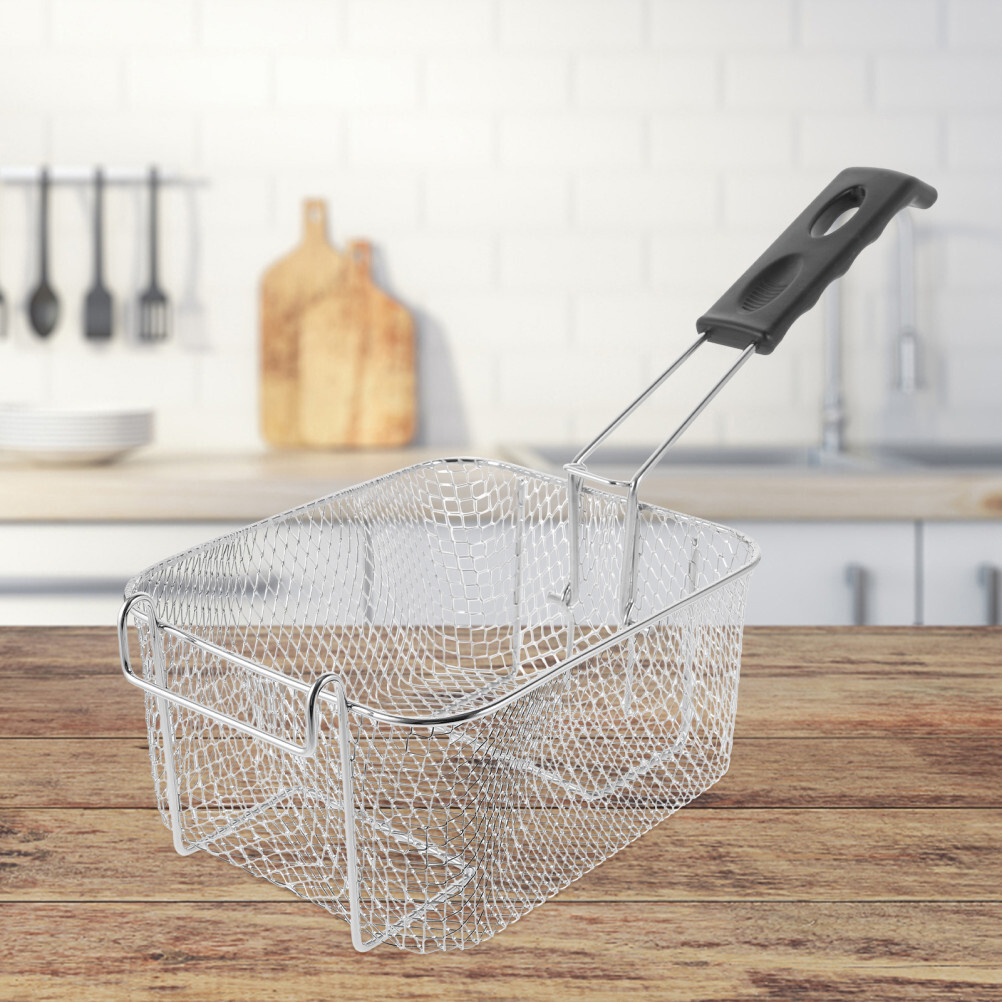 Wire Fry Basket Cooking Basket for Frying Deep Fryer Replacement
