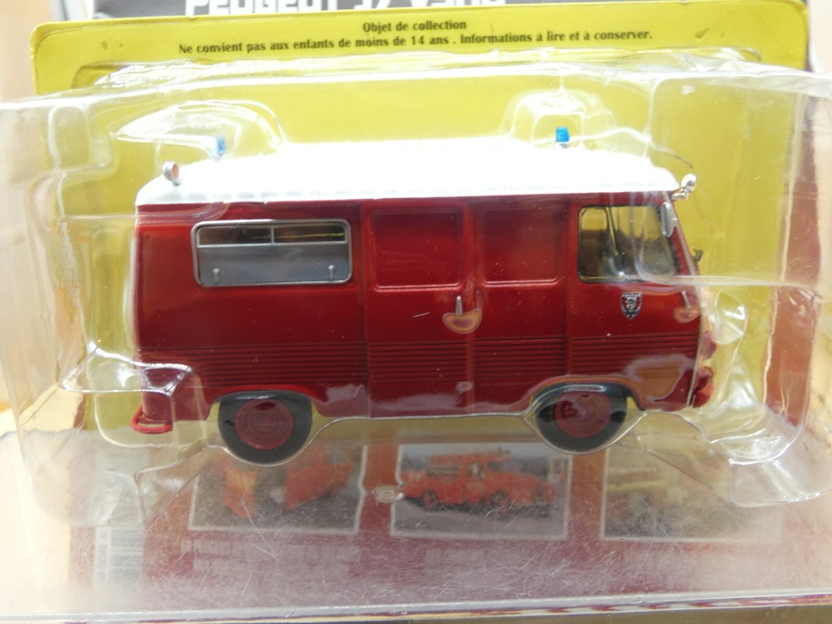 Miniature 1/43 – Véhicule De Secours VSAB – Peugeot J7 – Sapeurs-Pompiers Légers – N°49