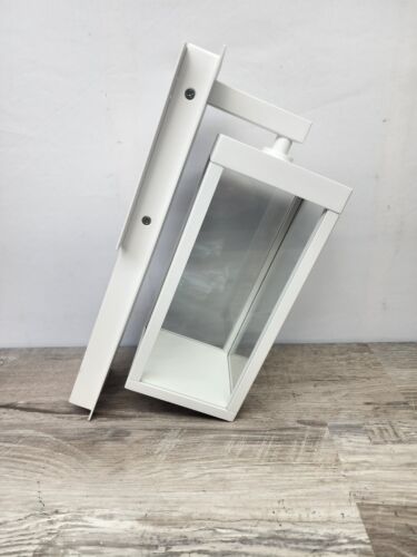 Inowel Dusk to Dawn Outdoor Wall Light White LED Exterior Light Fixture 15 In - Picture 13 of 14