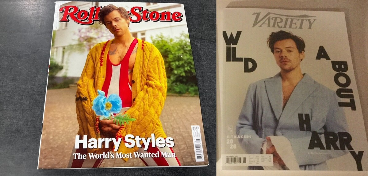 HARRY STYLES 2022 ROLLING STONE & VARIETY DECEMBER 2020