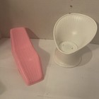 Vintage Barbie Patio Party Set #7322 Lounge Chairs White & Pink Set Of 2 Arco