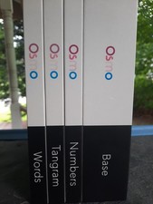 Osmo Bundle Lot Of 3 Numbers, Words and Tangram Complete Sets w/ Base -Preowned
