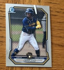 2026 Bowman Chrome #BCP-96 Jesus Made PROSPECT CARD Milwaukee Brewers