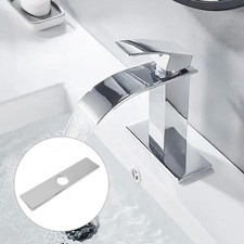 Faucet Deck Plate 304 Stainless Steel 10 Inch Square with 1.37 Inch Hole