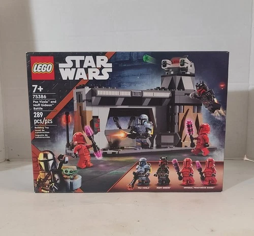 Lego Star Wars Paz Vizsla and Moff Gideon Battle Set # 75386 Sealed New