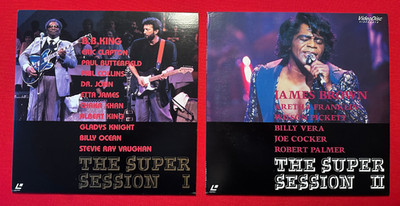 THE SUPER SESSION 1+2 - E.Clapton, P.Collins, B.B.King etc. Laserdisc aus JAPAN