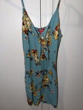 Medium GUESS Summer Dress with Floral Print Spaghetti Straps Size Medium