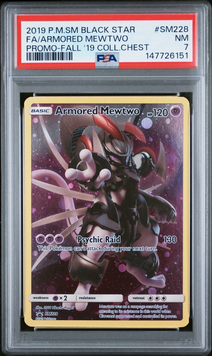 Mewtwo Pokémon TCG Professional Sports Authenticator (PSA) Grade 7