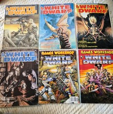 (6) White Dwarf Magazine Lot Vintage 66 67 77...