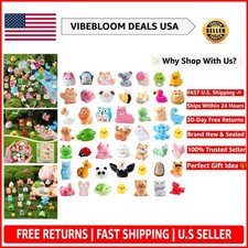 Bulk 50pcs Mini Resin Animals   Realistic Figures for DIY Crafting and Decor