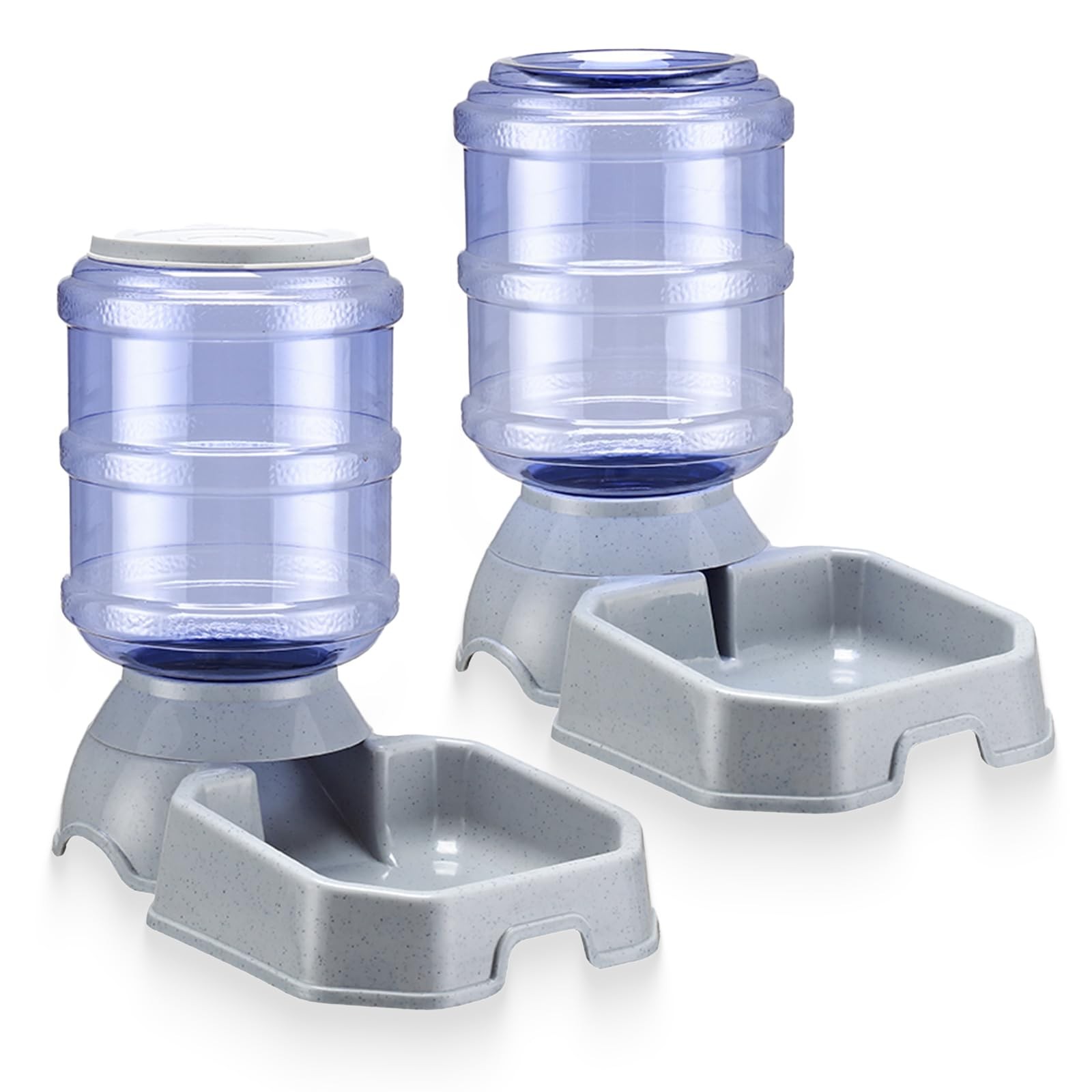 Automatic Pet Feeder & Waterer Set of 2 Pack, Self Feeding Replenish Dog Cat ...