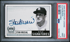 1999 Upper Deck Century Legend Stan Musial On Card Auto #SM PSA 9