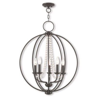 Livex Lighting 40915-92 Arabella Chandelier English Bronze