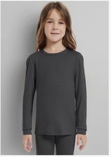Unisex Kids' Merino Wool Base Layer, 100% Merino Wool Thermal Top 3-4 yrs Violet