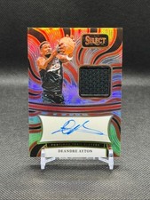 2024-25 Panini Select - Autograph Memorabilia Deandre Ayton #AM-AYT /125 (AU,...