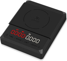 Fuzion Mini Coffee Scale with Timer - Espresso Scale Rechargeable 2Kg X 0.1G Acc