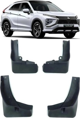 4Pcs New Molded Splash Guards Mud Flaps For 2018-2024 Mitsubishi Eclipse Cross
