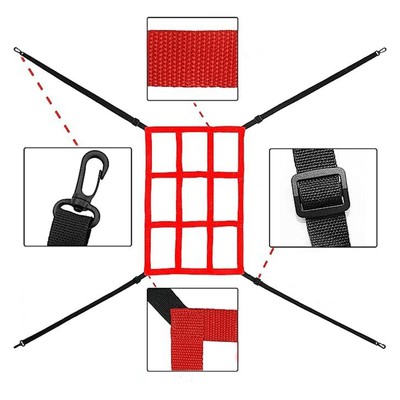 Zieltrainingsnetz Strike Zone Target Robustes Polyesternetz, verstellbar für