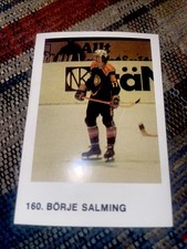 1973-74 WILLIAMS ITALY SWEDISH HOCKEY BORJE SALMING NHL CARD PRE ROOKIE AHL OHL. rookie card picture