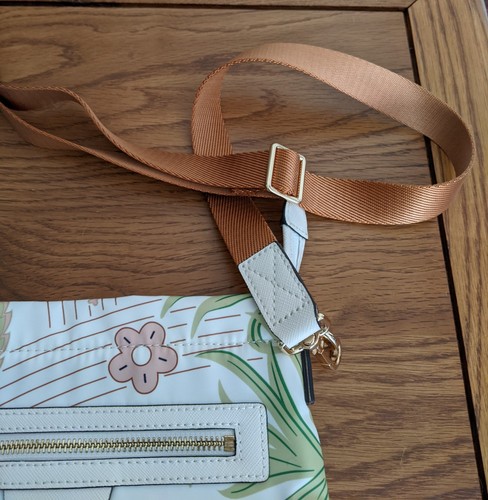 Radley Of London White Fabric Floral Print Crossbody Handbag - Picture 11 of 16