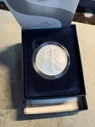 2008-W Burnished Silver American Eagle Gem BU+ in OGP