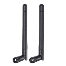 Bingfu Dual Band WiFi 2.4GHz 5GHz 5.8GHz 3dBi RP-SMA Male Antenna 2-Pack