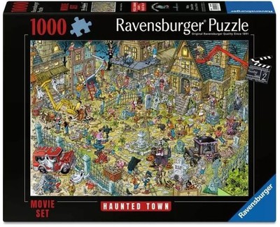 RAVENSBURGER PUZZLE*1000 TEILE*RAY NICHOLSON'S MOVIE SET 2 HAUNTED TOWN*NEU+OVP