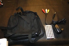 Sylvania Portable DVD SDVD7040 Remote , AC Adapter, Case, AV Cable ,OEM Pieces