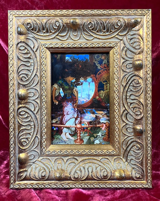William Holman Hunt The Lady of Shallot Medieval Framed Print Tennyson Fantasy
