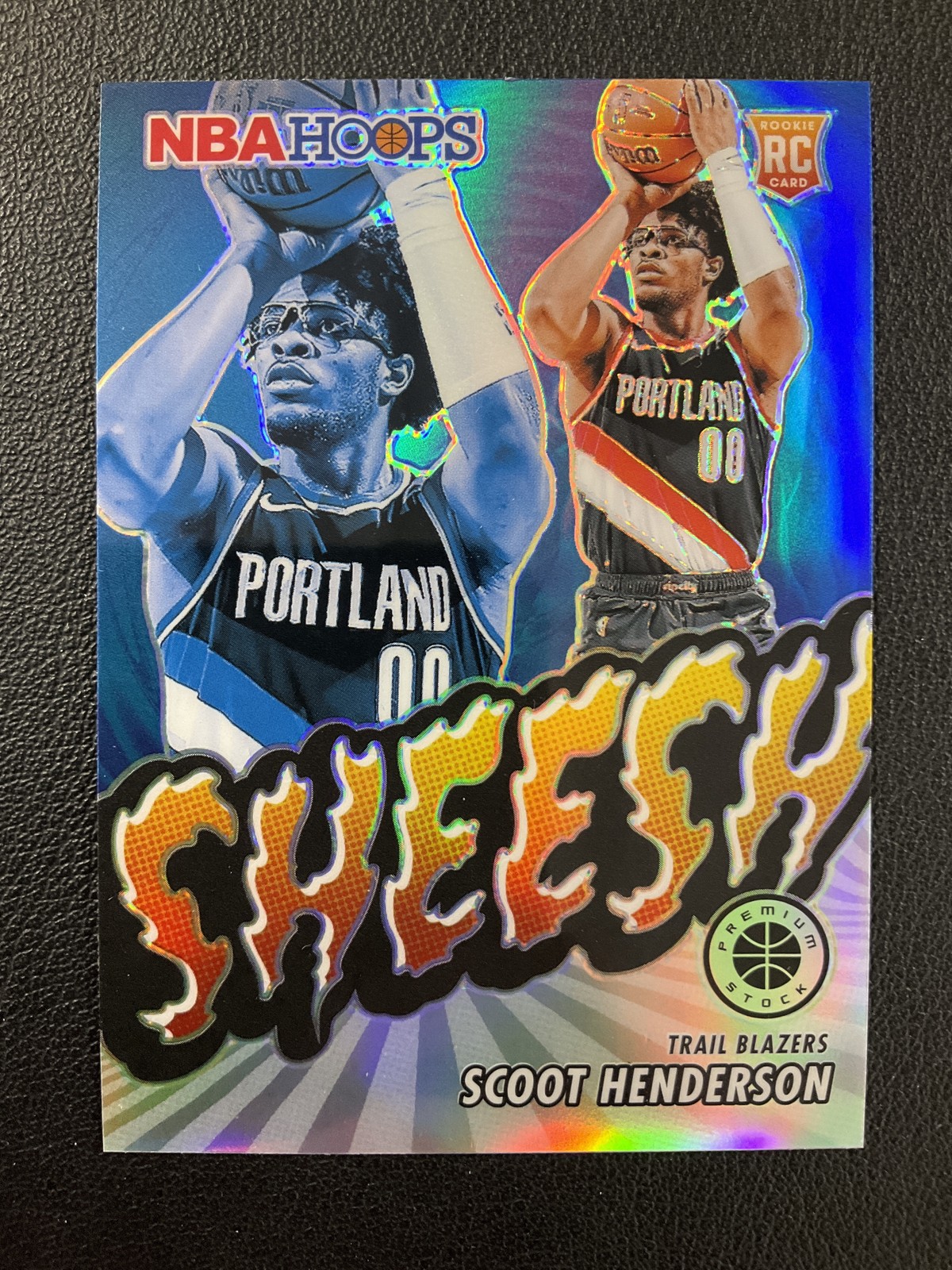 2023-24 Hoops Premium Stock #23 Scoot Henderson Sheesh Silver Prizm