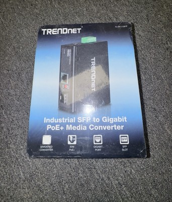 Trendnet Hardened Industrial 100/1000 Base-t To Sfp Media Converter - 1 X