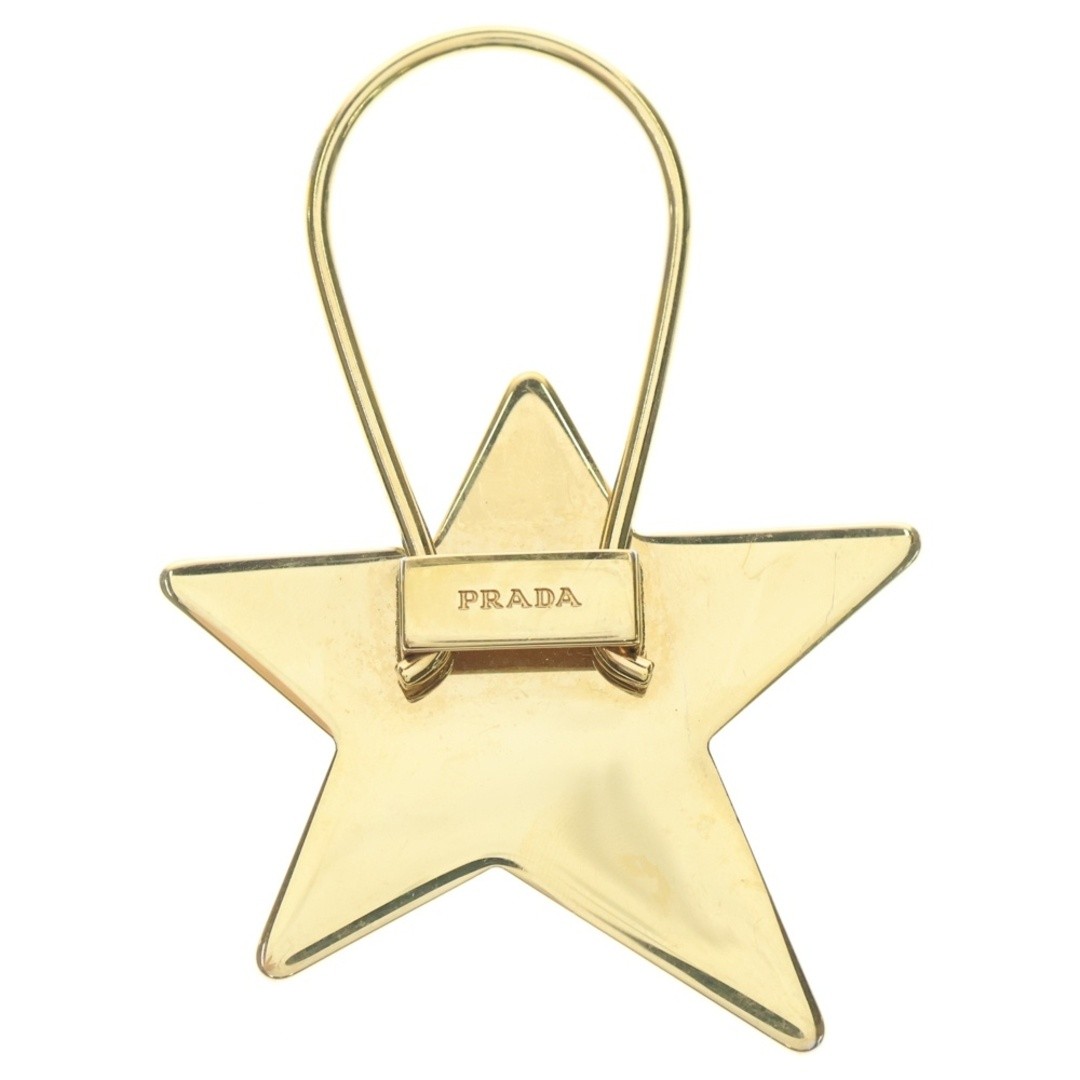 PRADA Saffiano Star Keyring Yellow 1PP049 Used ce2207dcc2fed6d47010ce3fe17fdc3f thumbnail 2