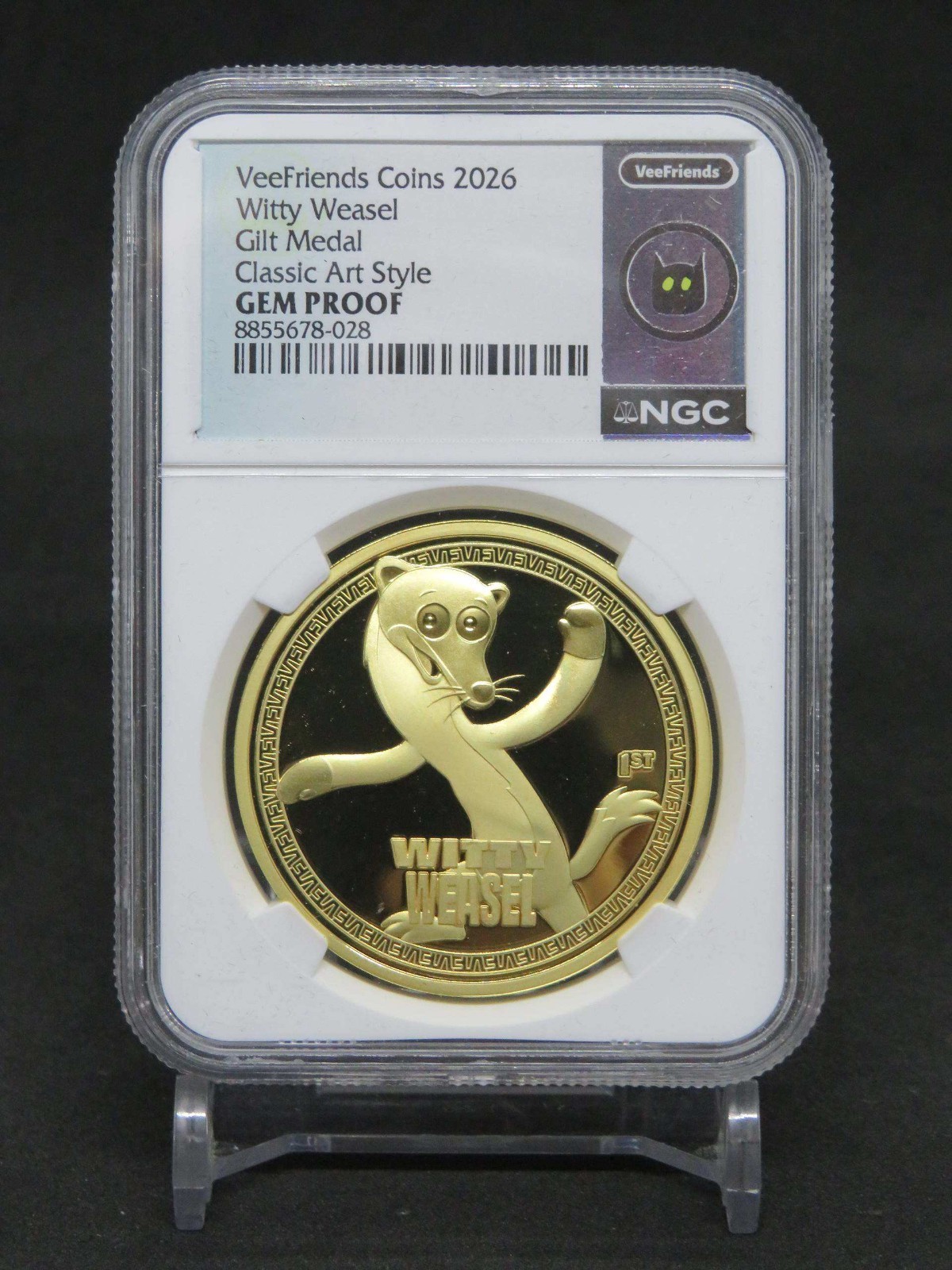 Commic Style 2026 VEEFRIENDS COINS WILLFUL WIZARD COMIC ART STYLE GEM PROOF NGC MS2 ...