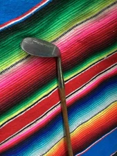 Antique Hickory Wood Shaft PGA Custom Made KroFlite Niblick Offset Golf Club